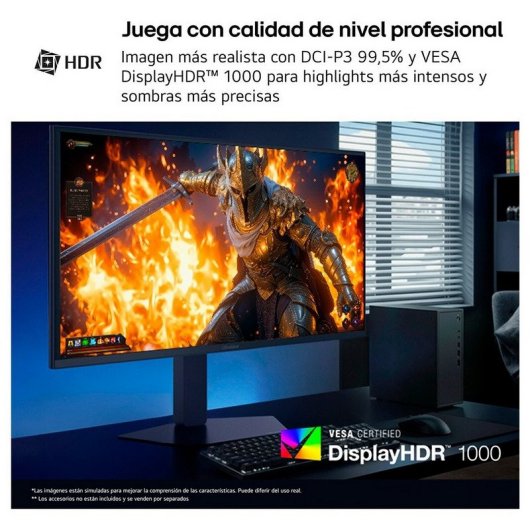 Monitor LG UltraGear 27GM950B-B 27'' IPS Hyper Mini LED, 5K, 165 Hz/330Hz 1 ms, HDR1000, USB-C 90W