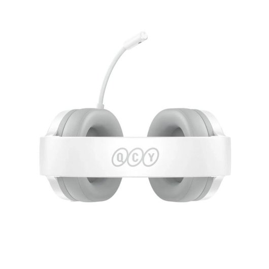 Auriculares QCY Heroad V200 sem fios e com cabo Bluetooth 6.0 gaming microfone branco