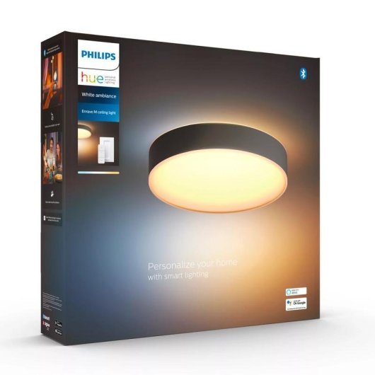 Lámpara de techo inteligente Philips Hue Enrave mediana negro