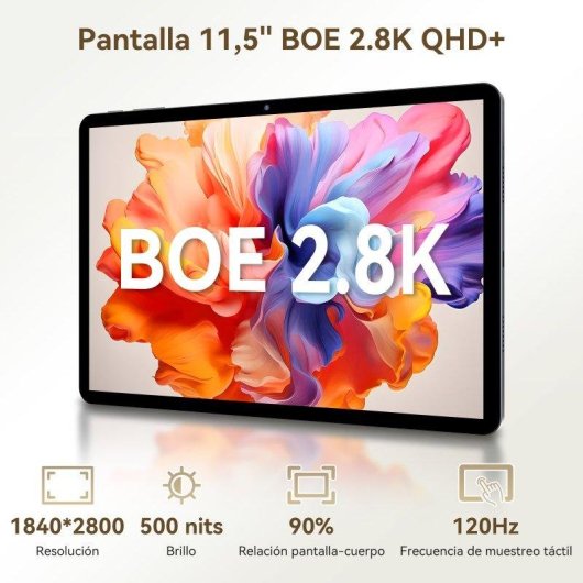 Tablet ExcitPower T12 Pro WiFi + 4G 11,5" 8GB 256GB Gris con Teclado y Stylus Pen