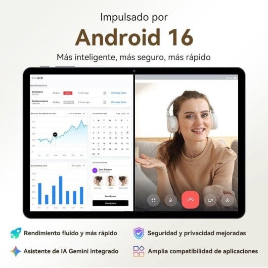 Tablet ExcitPower T12 Pro WiFi + 4G 11,5" 8GB 256GB Gris con Teclado y Stylus Pen