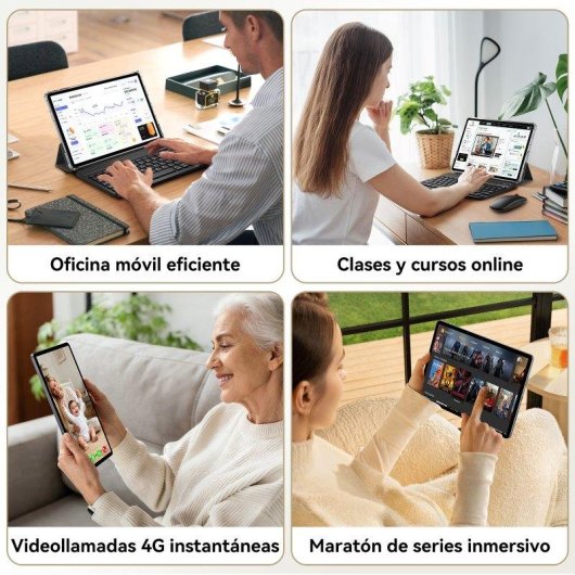 Tablet ExcitPower T12 Pro WiFi + 4G 11,5" 8GB 256GB Gris con Teclado y Stylus Pen
