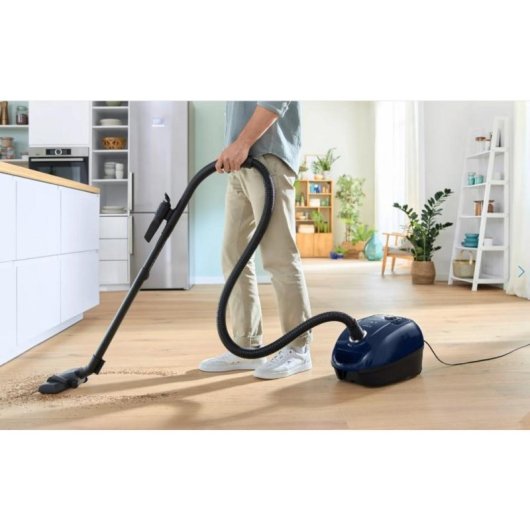 Aspiradora con Bolsa Bosch Serie 4 BGD38BU2 600 W 4 L PureAir Azul
