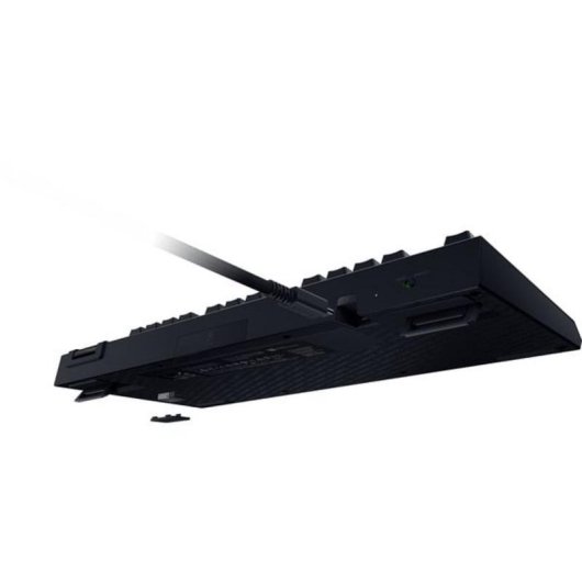 Teclado Razer BlackWidow V4 TKL Hyperspeed mecânico sem fios alemão RGB