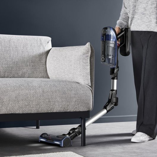 Akku Staubsauger Rowenta RH99C3 480W 70 Min Turbo Haustiere 0,9 L Blau Silber