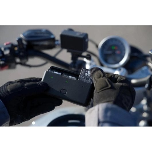 Cargador de baterías para cámara DJI Osmo Action 3 multifuncional Negro