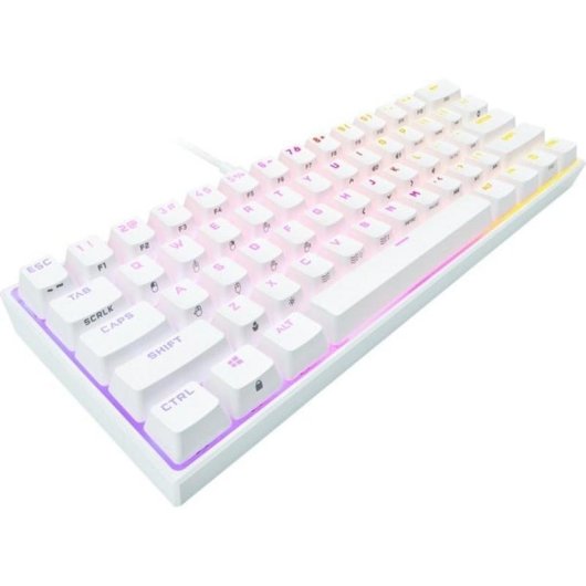 Teclado Corsair CH-9194114-DE mecánico compacto 60% con switches Cherry MX Speed RGB alemán