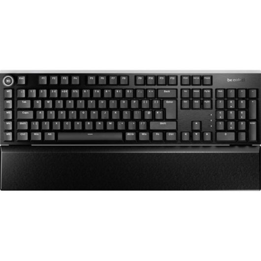 Teclado Be quiet! Light Mount Silent Tactile mecánico con RGB y reposamuñecas UK ISO