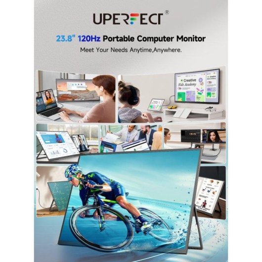 Écran PC Uperfect 23,8" Full HD 120Hz QLED 1ms VESA