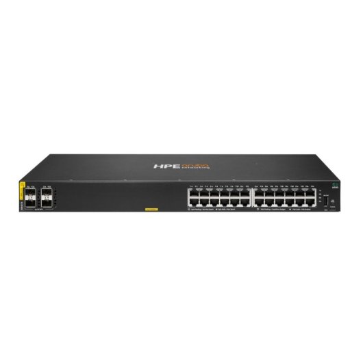 Switch HPE Aruba CX 6000 24p 10M/100M/1G Class4 PoE 4p SFP 1G 370W