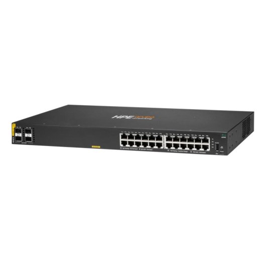 Switch HPE Aruba CX 6000 24p 10M/100M/1G Class4 PoE 4p SFP 1G 370W