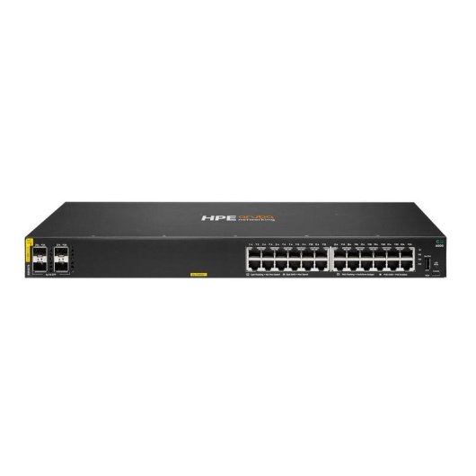 Switch HPE Aruba CX 6000 24p 10M/100M/1G Class4 PoE 4p SFP 1G 370W
