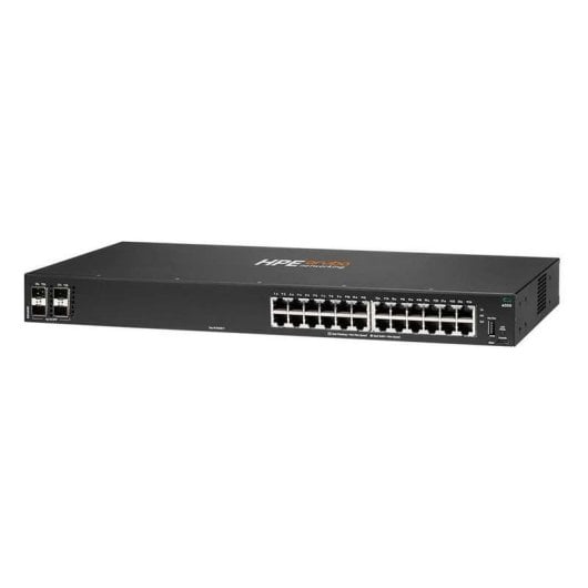 Conmutador HPE Aruba Networking CX 6000 24p 10M/100M/1G 4p SFP 1G Gestionado L3