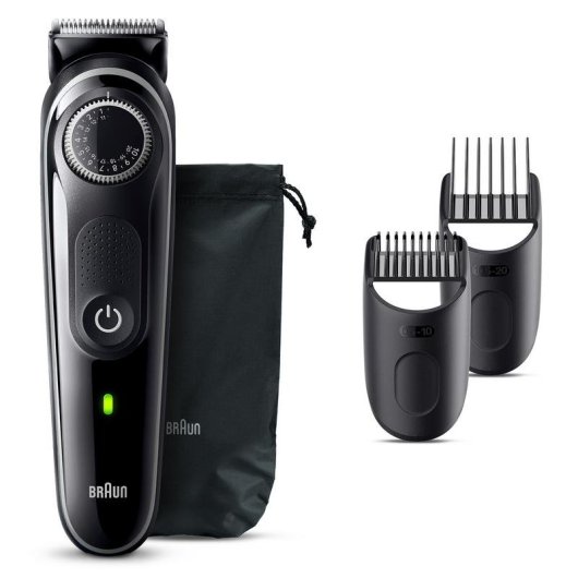 Cortapelos Braun BT3440 Inalámbrico 80min 40 Longitudes 2 Peines Lavable Precisión