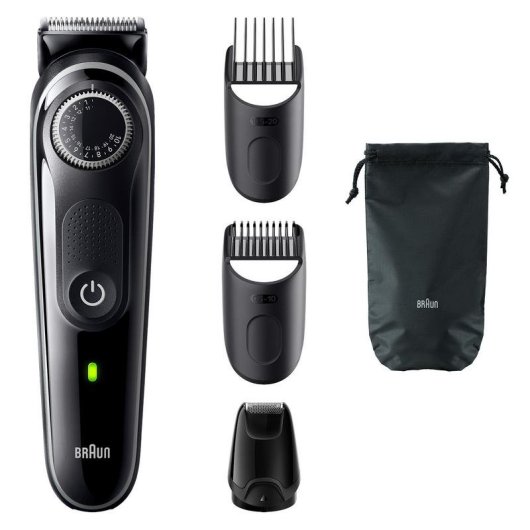 Cortapelos Braun BT3440 Inalámbrico 80min 40 Longitudes 2 Peines Lavable Precisión