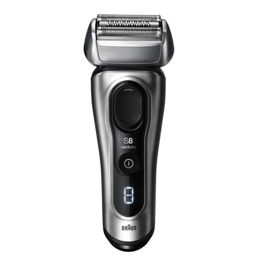 Afeitadora Facial Braun Series 8 8567cc Inalámbrica 60min Seco y Mojado Recortador Carga Rápida