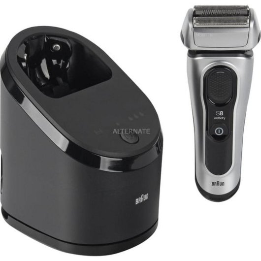 Afeitadora Facial Braun Series 8 8567cc Inalámbrica 60min Seco y Mojado Recortador Carga Rápida