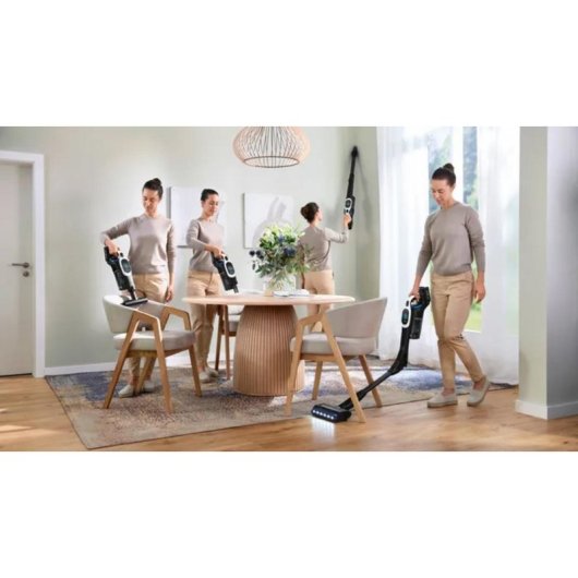 Aspiradora sin Bolsa Bosch BCS1041WAC 23,5W 80 min HEPA Cepillos Mascotas Negro Blanco