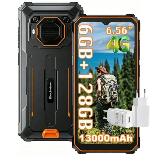 Blackview BV6200 Pro 4G 6GB 6,56" 128GB Orange Dual SIM