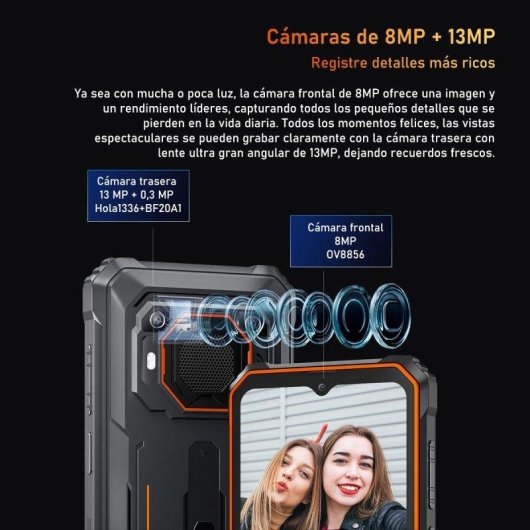 Blackview BV6200 Pro 4G 6GB 6,56" 128GB Orange Dual SIM
