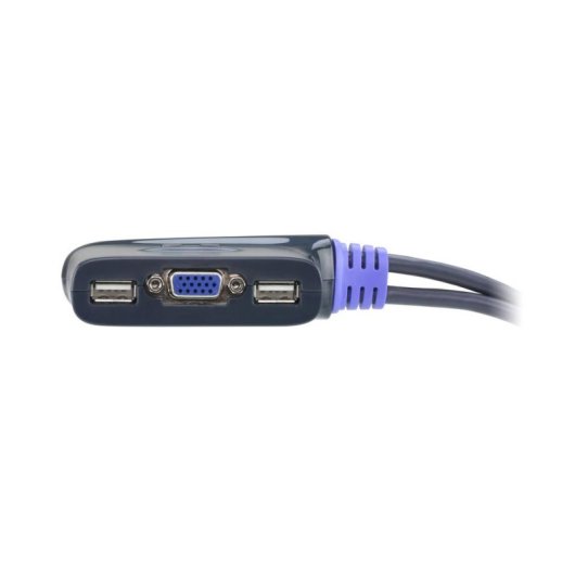 Conmutador KVM USB 2 Puertos Aten CS62U Azul