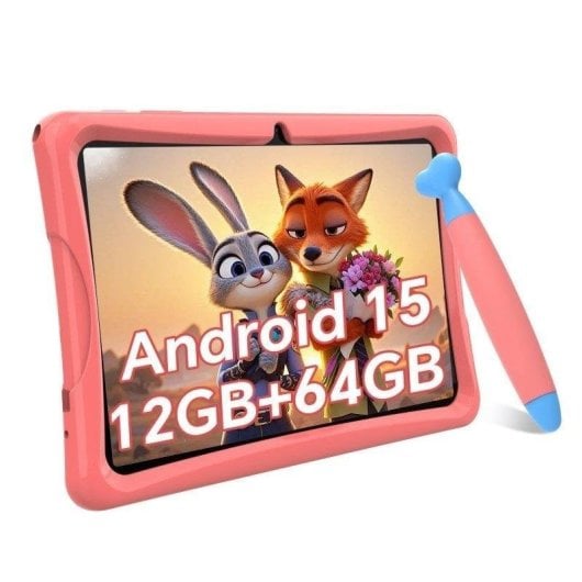 Tablet ExcitPower K10 WiFi 10,1" 4GB 64GB Rosa Stylus Pen