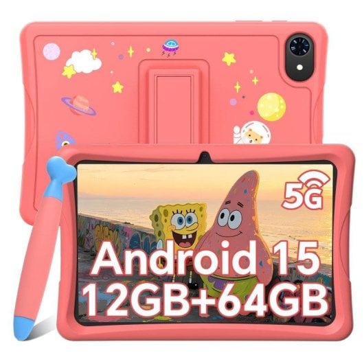Tablet ExcitPower K10 WiFi 10,1" 4GB 64GB Rosa Stylus Pen