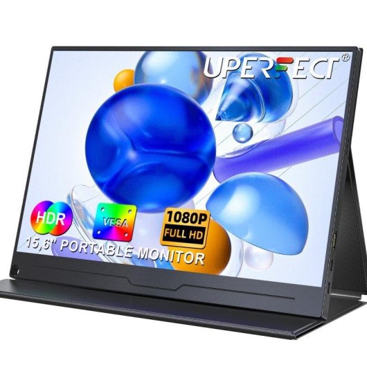Monitor Uperfect 15,6" FullHD 60Hz IPS portátil antirreflejo sonido integrado VESA