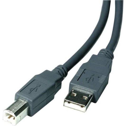 Kabel USB A nach USB B Vivanco VVITXUSB18ABMMK 1,8 m USB 2.0 Grau