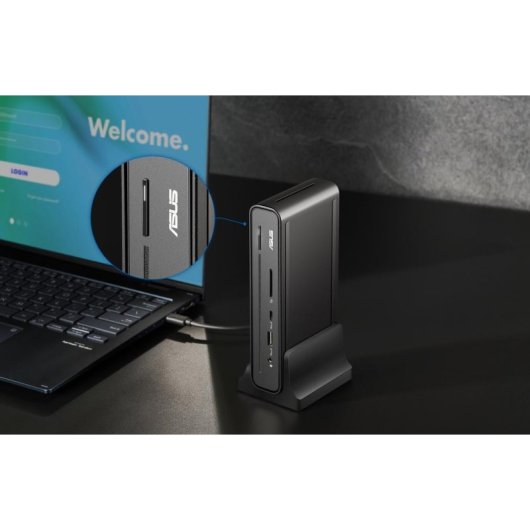 Base para portátiles ASUS Triple Display USB-C Dock Duo DC301 90W Negro