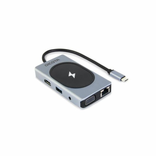 Hub Dicota 7 puertos USB 4 y HDMI Gigabit Ethernet D32059 100 W carga