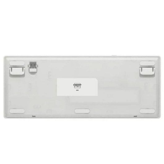Teclado Cherry XTRFY K33 Compact Wireless membrana mecánica AZERTY RGB blanco