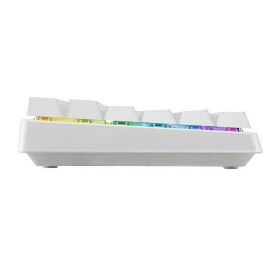 Teclado Cherry XTRFY K33 Compact Wireless membrana mecánica AZERTY RGB blanco