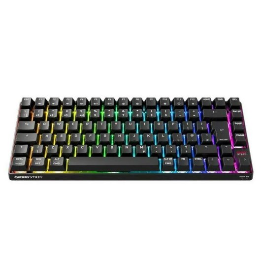 Teclado Cherry XTRFY K33 Compact Wireless Mem-chanical AZERTY RGB negro