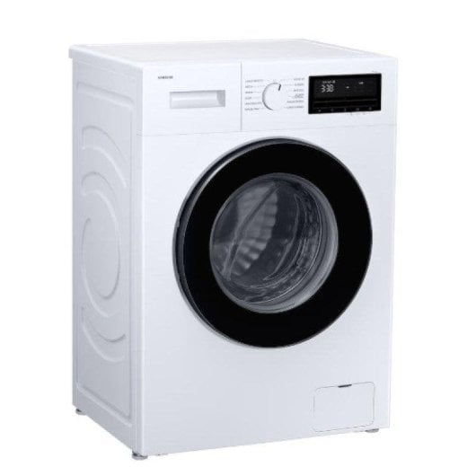 Máquina de Lavar Roupa Samsung WW80FG3M05AWEC Carga Frontal 8 kg 1400 rpm Classe A Branca
