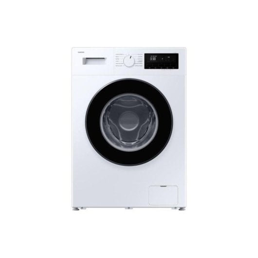 Máquina de Lavar Roupa Samsung WW80FG3M05AWEC Carga Frontal 8 kg 1400 rpm Classe A Branca