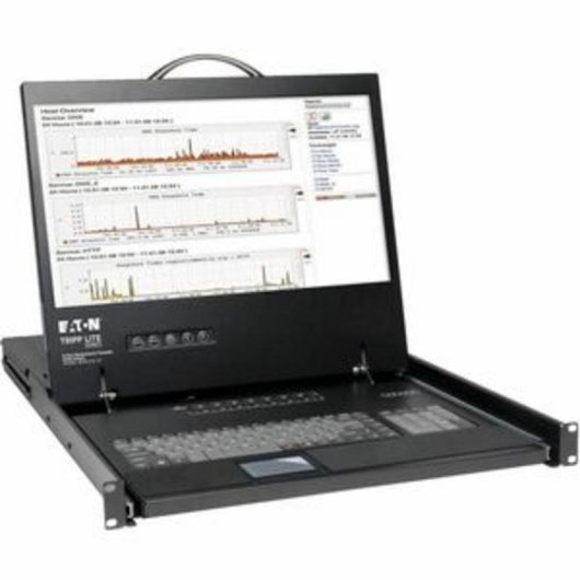 Consola KVM de Rack 1U Tripp Lite B040-008-19 con Pantalla LCD 19" y 8 Puertos