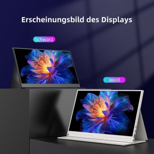 Monitor PC Uperfect 15,6" FullHD 60Hz IPS USB-C HDMI VESA 1200:1 Bianco