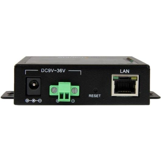 Servidor StarTech 2 puertos RS232 serie a IP con alimentación redundante