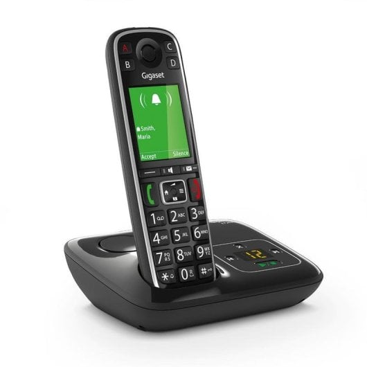 Teléfono Gigaset E720A Negro Inalámbrico DECT/Analógico Manos Libres