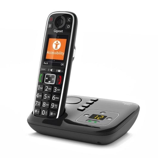 Teléfono Gigaset E720A Negro Inalámbrico DECT/Analógico Manos Libres