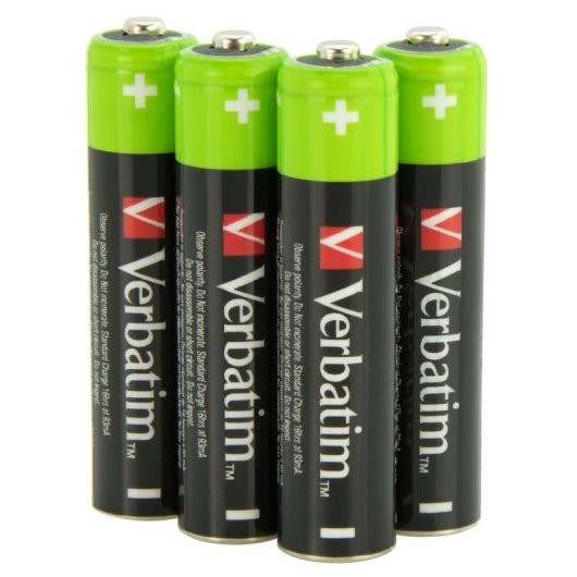 Pile Recargable AAA Verbatim 49514 NiMH 1,2 V 950 mAh 4 unités