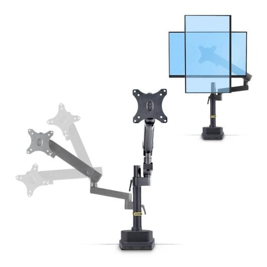 StarTech ARMPIVOT2 Suporte Monitor Mesa 17 a 40" VESA 75x75 a 100x100 Máx 8Kg