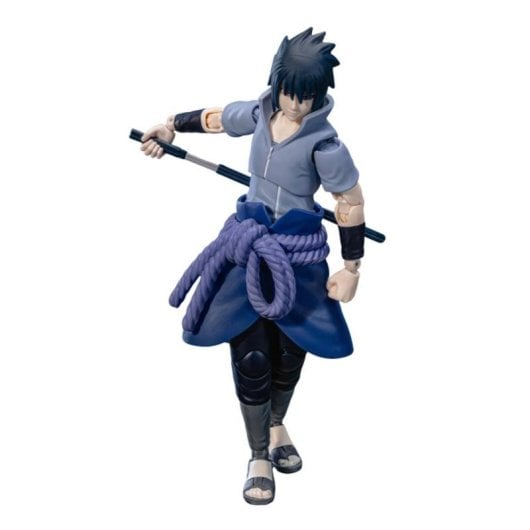 Figura Sasuke Uchiha Blokees Naruto 80 piezas articuladas con licencia oficial