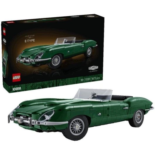 LEGO Icons Jaguar E-Type 11381 1673 Teile