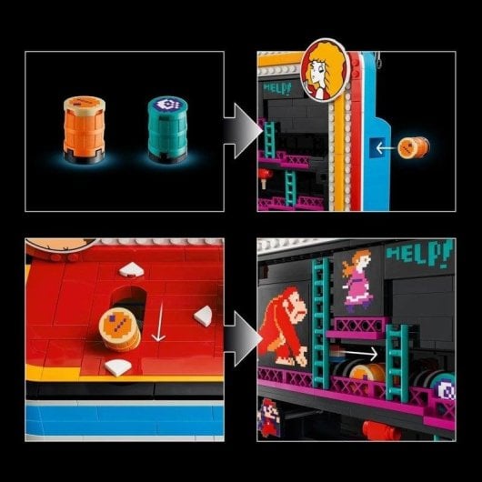 LEGO Super Mario Machine d'arcade Donkey Kong 72051 1371 pièces