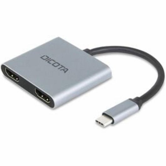 Estação Dock USB Type C DICOTA D32063 Prateado 4K Ultra HD