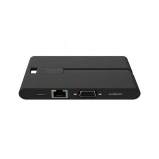 Base pour portable DLH DY-TU3490B USB-C avec Ethernet, HDMI, VGA et lecteur de cartes