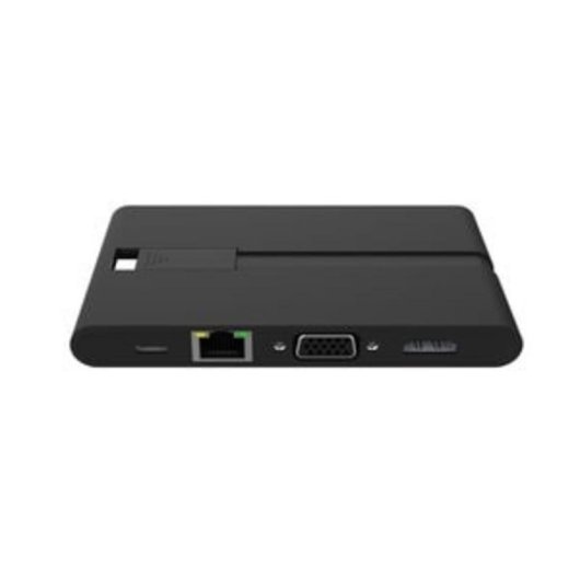 Base pour portable DLH DY-TU3490B USB-C avec Ethernet, HDMI, VGA et lecteur de cartes