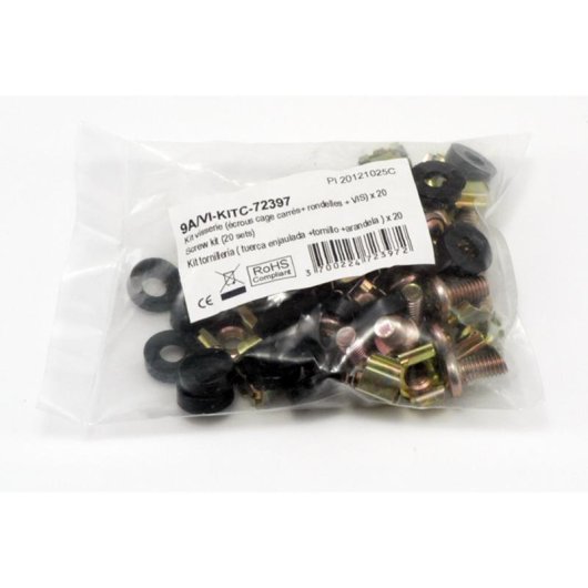 Kit de montage MCL Fasteners Acier Argenté